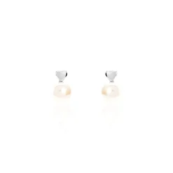 Histoire d'Or Boucles D'oreilles Pendantes Lorella Argent Blanc Perle De Culture* Boucles D'Oreilles|Boucles D'Oreilles Fantaisie