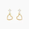 Histoire d'Or Boucles D'oreilles Pendantes Daria C艙ur Or Jaune* Boucles D'Oreilles|Boucles D'Oreilles Pendantes