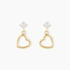 Histoire d'Or Boucles D'oreilles Pendantes Daria C艙ur Or Jaune* Boucles D'Oreilles|Boucles D'Oreilles Pendantes