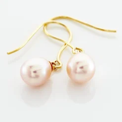 Histoire d'Or Boucles D'oreilles Pendantes Baroque Or Jaune Perles De Culture* Boucles D'Oreilles|Boucles D'Oreilles Pendantes