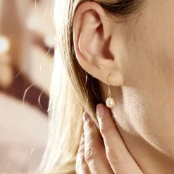 Histoire d'Or Boucles D'oreilles Pendantes Baroque Or Jaune Perles De Culture* Boucles D'Oreilles|Boucles D'Oreilles Pendantes