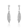 Histoire d'Or Boucles D'oreilles Pendantes Euriell Argent Blanc* Boucles D'Oreilles|Boucles D'Oreilles Fantaisie