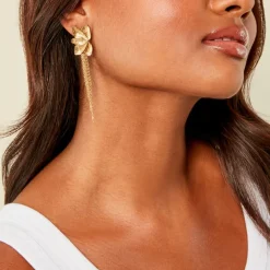 Histoire d'Or Boucles D'Oreilles Pendantes Thimea Acier Jaune Sans Pierre* Boucles D'Oreilles|Boucles D'Oreilles Fantaisie