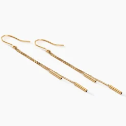 Histoire d'Or Boucles D'oreilles Pendantes Rain Or Jaune* Boucles D'Oreilles|Boucles D'Oreilles Pendantes