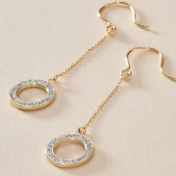 Histoire d'Or Boucles D'oreilles Pendantes Audria Or Jaune* Boucles D'Oreilles|Boucles D'Oreilles Pendantes