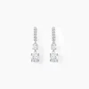 Histoire d'Or Boucles D'oreilles Pendantes Corianne Argent Blanc Oxyde De Zirconium* Boucles D'Oreilles|Boucles D'Oreilles Fantaisie