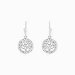Histoire d'Or Boucles D'oreilles Pendantes Chimere Argent Blanc Oxyde De Zirconium* Boucles D'Oreilles|Boucles D'Oreilles Fantaisie