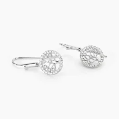 Histoire d'Or Boucles D'oreilles Pendantes Chimere Argent Blanc Oxyde De Zirconium* Boucles D'Oreilles|Boucles D'Oreilles Fantaisie