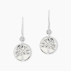 Histoire d'Or Boucles D'oreilles Pendantes Argent Blanc Sofee Nacress* Boucles D'Oreilles|Boucles D'Oreilles Fantaisie