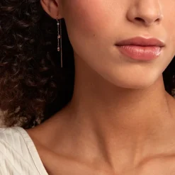 Histoire d'Or Boucles D'oreilles Pendantes Akoni Plaqué Or Jaune Oxyde De Zirconium* Boucles D'Oreilles|Boucles D'Oreilles Fantaisie