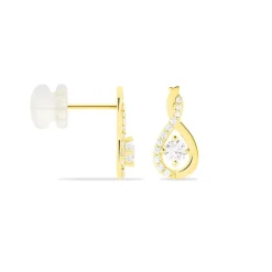 Histoire d'Or Boucles D'oreilles Pendantes Evana Or Jaune Oxyde De Zirconium* Boucles D'Oreilles|Boucles D'Oreilles Pendantes
