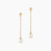 Histoire d'Or Boucles D'oreilles Pendantes Adriette Or Jaune Perle De Culture* Boucles D'Oreilles|Boucles D'Oreilles Pendantes