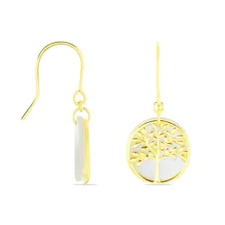 Histoire d'Or Boucles D'oreilles Pendantes Noamie Or Jaune Nacre* Boucles D'Oreilles|Boucles D'Oreilles Pendantes