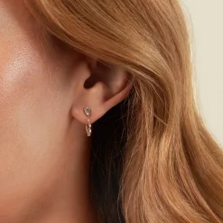 Clearance Histoire d'Or Boucles D'Oreilles Pendantes Jardin Secret Or Jaune Topaze Oxyde De Zirconium