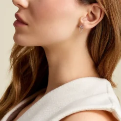 Sale Histoire d'Or Boucles D'oreilles Pendantes Stilla Argent Blanc