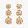 Histoire d'Or Boucles D'oreilles Pendantes Rosae Plaque Or Jaune* Boucles D'Oreilles|Boucles D'Oreilles Pendantes