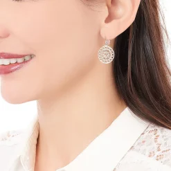 Histoire d'Or Boucles D'oreilles Pendantes Celso Plaqué Or Jaune