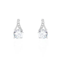 Histoire d'Or Boucles D'oreilles Pendantes Idylla Argent Blanc Oxyde De Zirconium* Boucles D'Oreilles|Boucles D'Oreilles Fantaisie