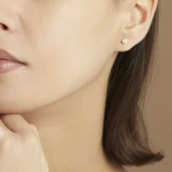 Histoire d'Or Boucles D'oreilles Puces 4 Griffes Or Jaune Diamant Synthetique* Boucles D'Oreilles|Clous D'Oreilles