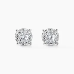 Histoire d'Or Boucles D'oreilles Puces Artemis Or Blanc Diamant* Boucles D'Oreilles|Clous D'Oreilles
