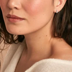 New Histoire d'Or Boucles D'oreilles Puces Argent Blanc Delya Oxyde De Zirconium