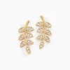 Sale Histoire d'Or Boucles D'oreilles Puces Ael Or Jaune Oxyde De Zirconium