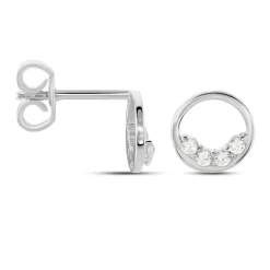 Histoire d'Or Boucles D'oreilles Puces Argent Blanc Vivence Oxydes De Zirconium* Boucles D'Oreilles|Boucles D'Oreilles Fantaisie