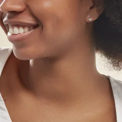 Histoire d'Or Boucles D'oreilles Puces Argent Blanc Vivence Oxydes De Zirconium* Boucles D'Oreilles|Boucles D'Oreilles Fantaisie