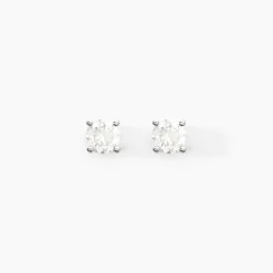 Clearance Histoire d'Or Boucles D'oreilles Puces Aphrodite or blanc diamant