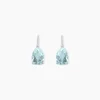 New Histoire d'Or Boucles D'oreilles Puces Anesa Or Blanc Topaze