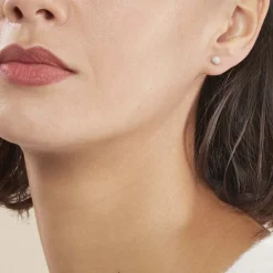 Histoire d'Or Boucles D'oreilles Puces Ayana Argent Blanc* Boucles D'Oreilles|Boucles D'Oreilles Fantaisie