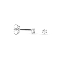 Histoire d'Or Boucles D'oreilles Puces Allison Argent Blanc Oxyde De Zirconium* Boucles D'Oreilles|Boucles D'Oreilles Fantaisie