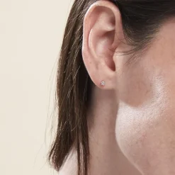 Histoire d'Or Boucles D'oreilles Puces Allison Argent Blanc Oxyde De Zirconium* Boucles D'Oreilles|Boucles D'Oreilles Fantaisie