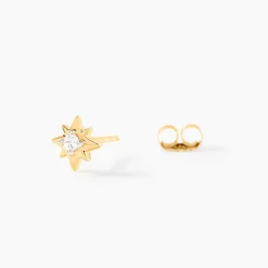 Histoire d'Or Boucles D'oreilles Puces Astralia Or Jaune Oxyde De Zirconium* Boucles D'Oreilles|Clous D'Oreilles