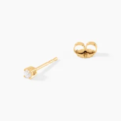Best Histoire d'Or Boucles D'Oreilles Puces Aphrodite Or Jaune Diamant