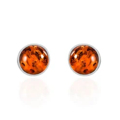 Histoire d'Or Boucles D'oreilles Puces Argent Blanc Acacia  Ambre* Boucles D'Oreilles|Boucles D'Oreilles Fantaisie