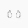 Histoire d'Or Boucles D'oreilles Puces Argent Blanc Sylvan Oxydes De Zirconium* Boucles D'Oreilles|Boucles D'Oreilles Fantaisie