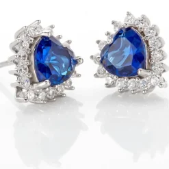 Best Histoire d'Or Boucles D'oreilles Puces Argent Blanc Sphinx Pierres