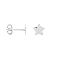 Sale Histoire d'Or Boucles D'oreilles Puces Astre Argent Blanc