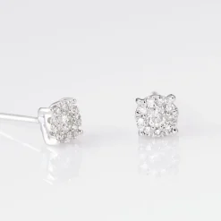 Histoire d'Or Boucles D'oreilles Puces Artemis Or Blanc Diamant* Boucles D'Oreilles|Clous D'Oreilles