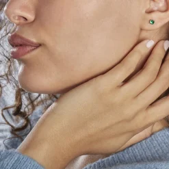 Histoire d'Or Boucles D'oreilles Puces Argent Blanc Dwight Oxydes De Zirconium* Boucles D'Oreilles|Boucles D'Oreilles Fantaisie