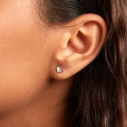 Online Histoire d'Or Boucles D'oreilles Puces Aricia Or Blanc