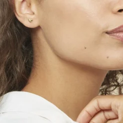 Histoire d'Or Boucles D'oreilles Puces Aricia Coeur Or Jaune* Boucles D'Oreilles|Clous D'Oreilles
