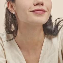 Histoire d'Or Boucles D'oreilles Puces Ayana Argent Blanc* Boucles D'Oreilles|Boucles D'Oreilles Fantaisie