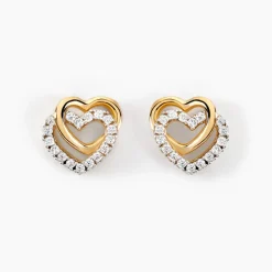 Histoire d'Or Boucles D'oreilles Puces Ablaye Or Jaune Oxyde De Zirconium* Boucles D'Oreilles|Clous D'Oreilles