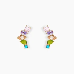 Histoire d'Or Boucles D'oreilles Puces Archelaus Or Jaune Oxyde De Zirconium* Boucles D'Oreilles|Clous D'Oreilles