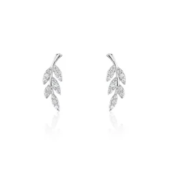 Histoire d'Or Boucles D'oreilles Puces Alma Argent Blanc Oxyde De Zirconium* Boucles D'Oreilles|Boucles D'Oreilles Fantaisie