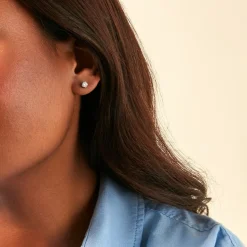 Histoire d'Or Boucles D'Oreilles Puces Aphrodite Or Blanc Diamant* Boucles D'Oreilles|Clous D'Oreilles