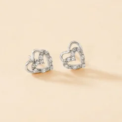 Histoire d'Or Boucles D'oreilles Puces Aoki Argent Blanc Oxyde De Zirconium* Boucles D'Oreilles|Boucles D'Oreilles Fantaisie