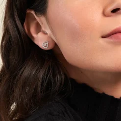 Histoire d'Or Boucles D'oreilles Puces Aoki Argent Blanc Oxyde De Zirconium* Boucles D'Oreilles|Boucles D'Oreilles Fantaisie